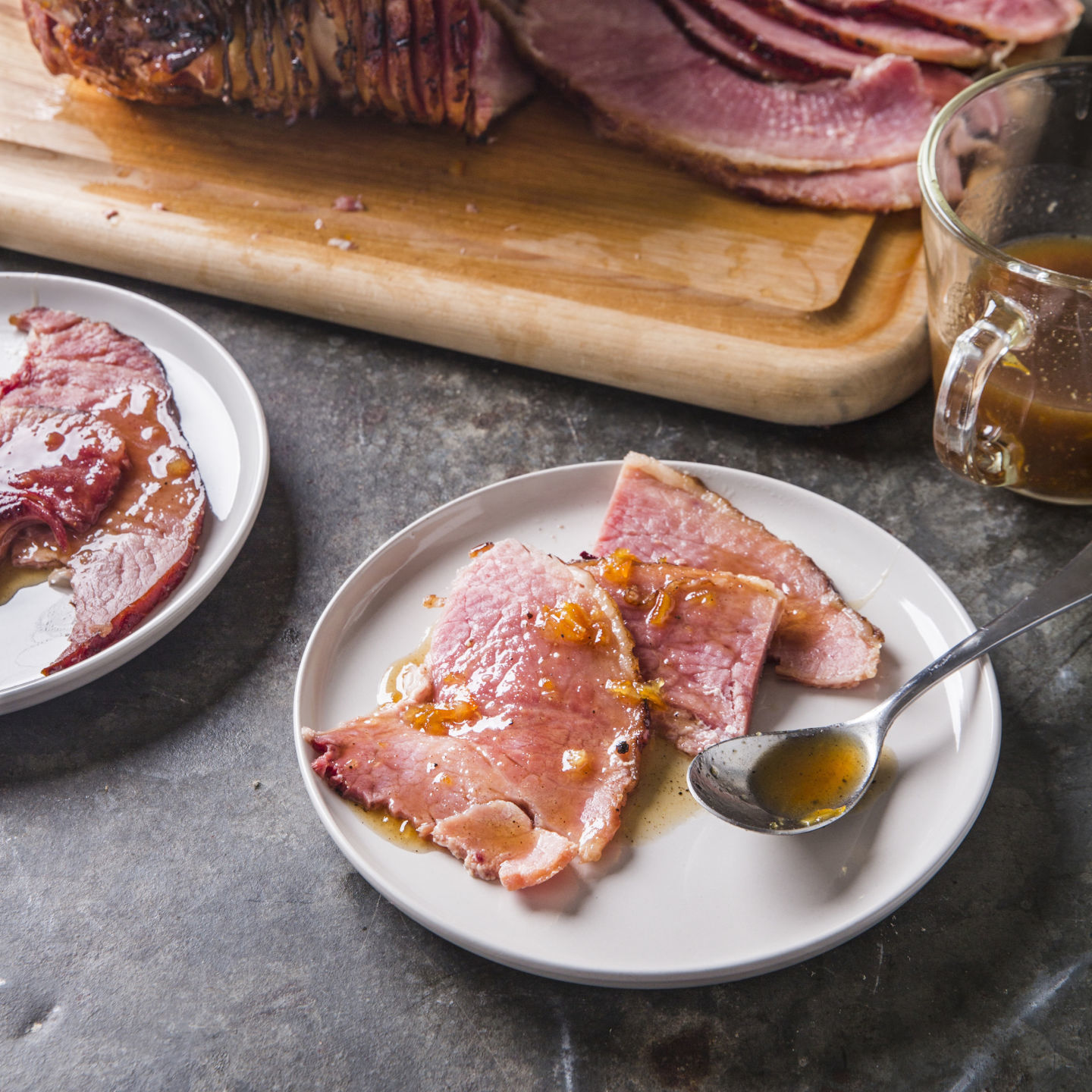 Food Column ATK Glazed Spiral-Sliced Ham